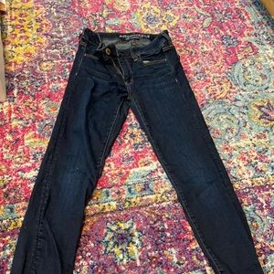 American Eagle Outfitters dark blue jeggings